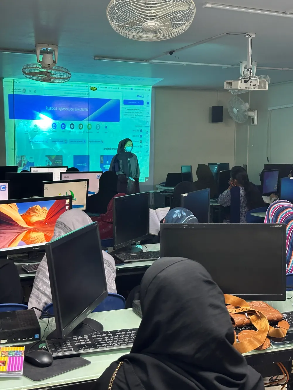 Live class session