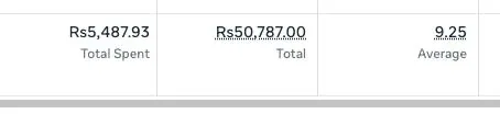Meta Ads results screenshot